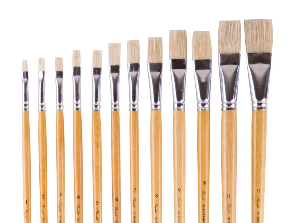 Bristle brush “Sonnet”, рамна, долга&nbsp;дршка