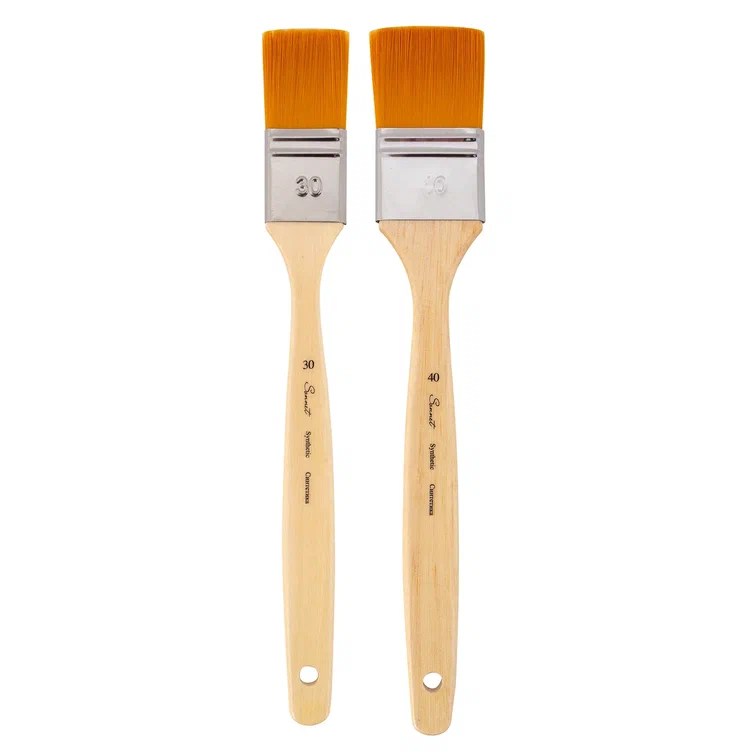 Синтетичка сликарска четка “Sonnet”, рамна, кратка&nbsp;дршка