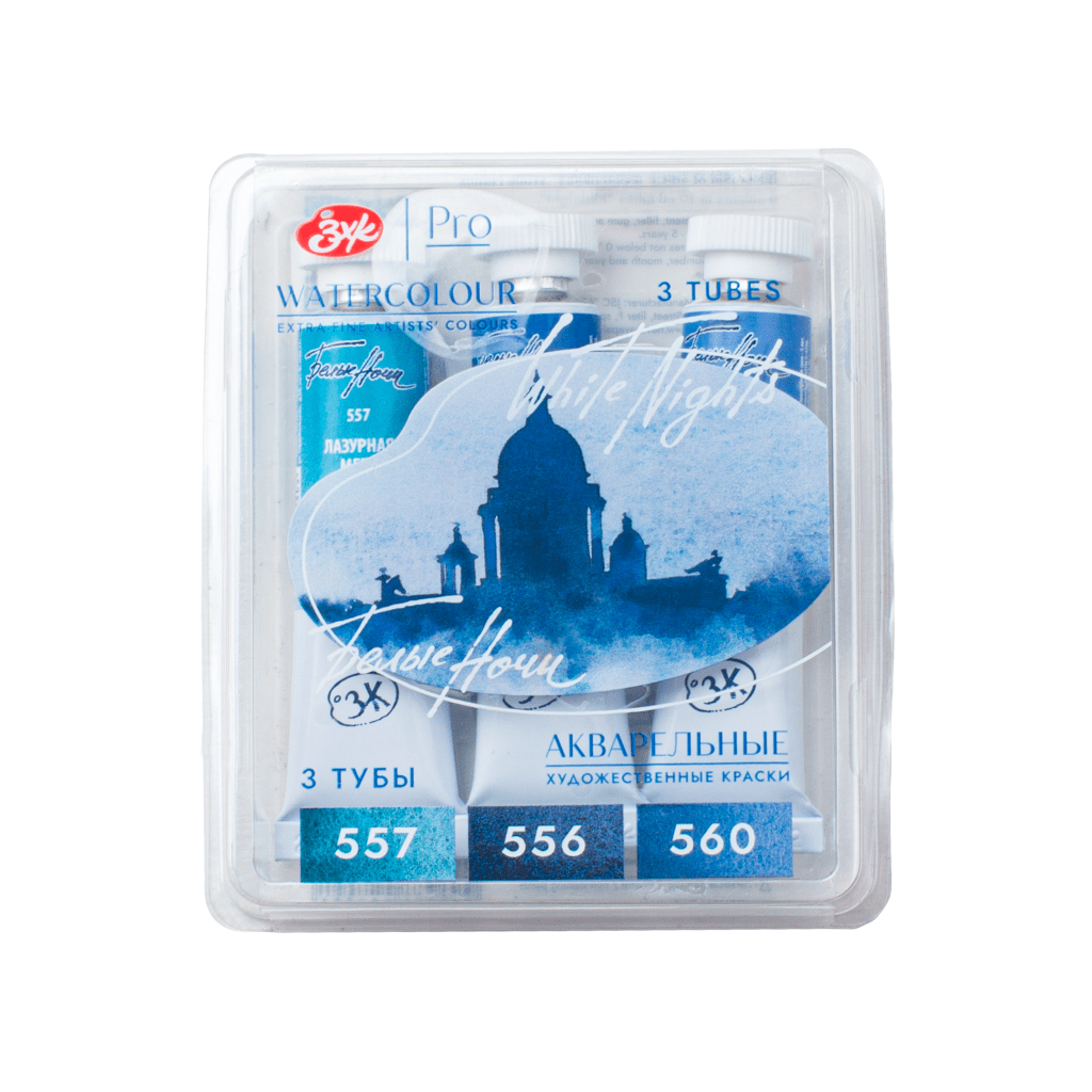 Акварел сет “White Nights” “Midnight” 3